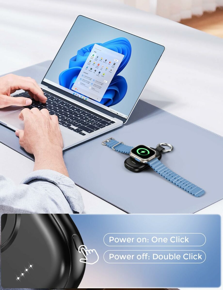 Essentials Powerbank 5000 mAh – Bezprzewodowa Ładowarka MagSafe z Magnetycznym Mocowaniem